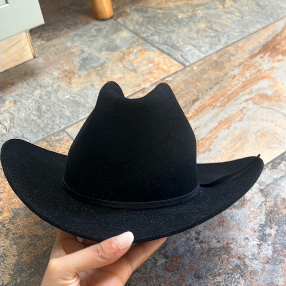 Resistol Sheriff Classic Black Western Hat size 7